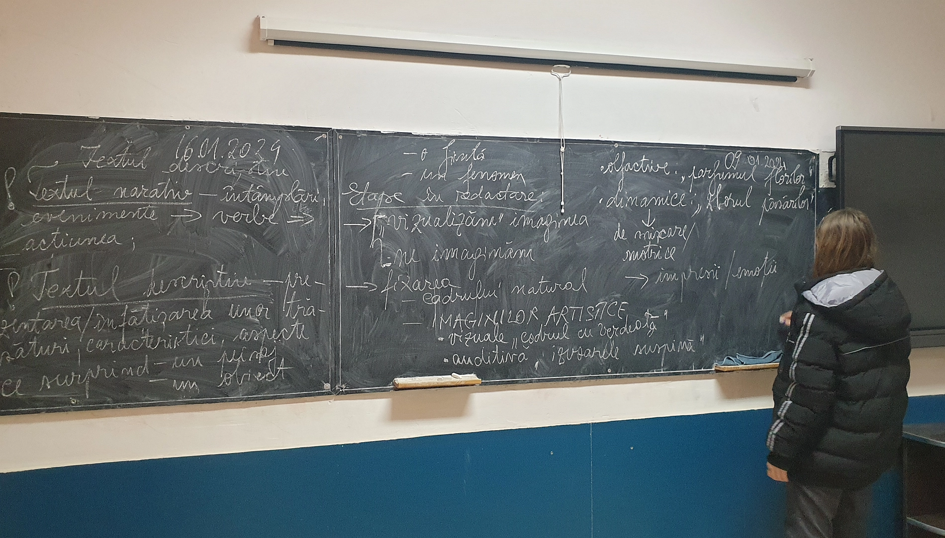 La ora de Limba si Literatura Romana, in Scoala Chetris